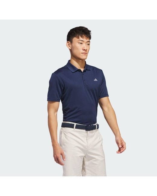 Adidas Blue Adi Performance Polo Shirt for men