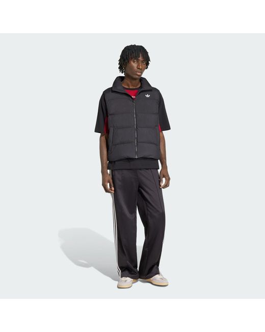 Adidas Gray Stand Collar Regen Vest for men
