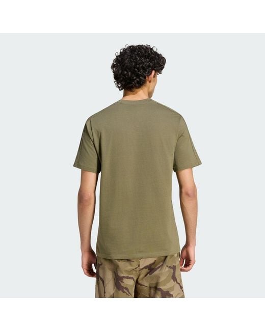 Adidas Green Seasonal Essentials Camo T-Shirt for men