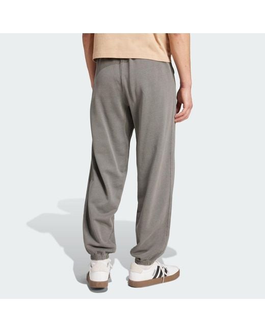 Adidas Gray All Szn French Terry Washed Loose Joggers for men