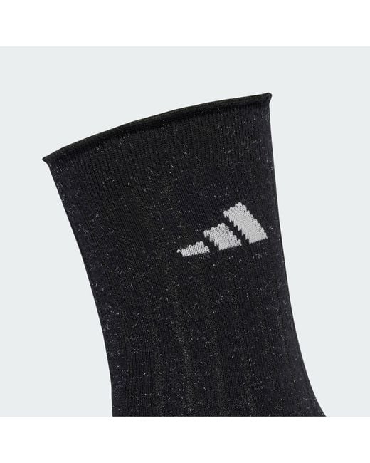 Adidas Black Glow Sock 2 Pack