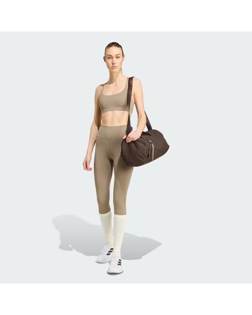 Adidas Brown Motion Duffel Bag Small