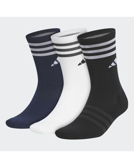 Adidas Multicolor Crew Golf Socks 3 Pairs for men