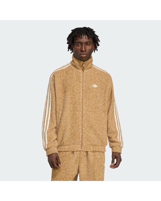 Adidas Natural Boucle Firebird Tracktop for men
