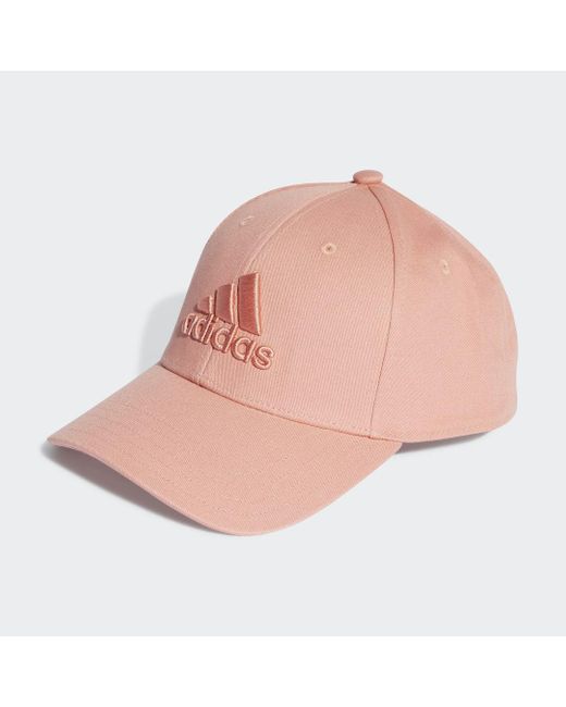 Adidas Pink Big Tonal Logo Baseball Cap