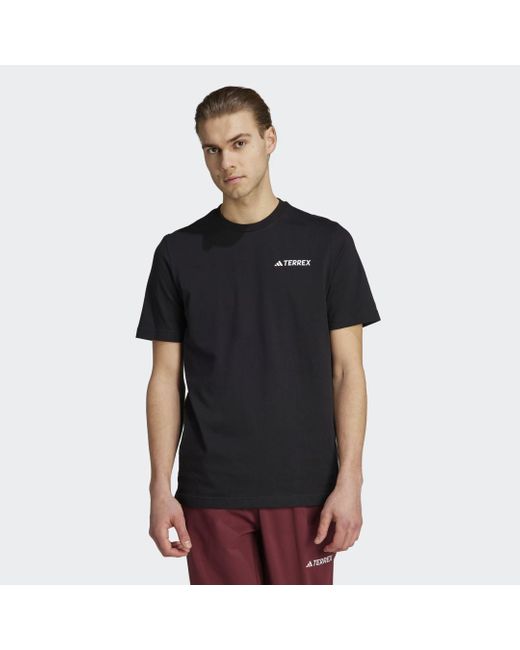 Adidas Terrex T-shirts in het Black voor heren