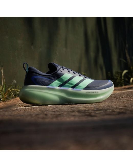 Adidas Blue Supernova Glide Running Shoes for men