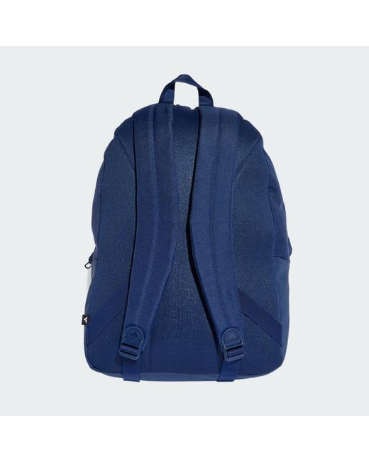 Adidas Blue Classic Back-To-School 3-Stripes Backpack