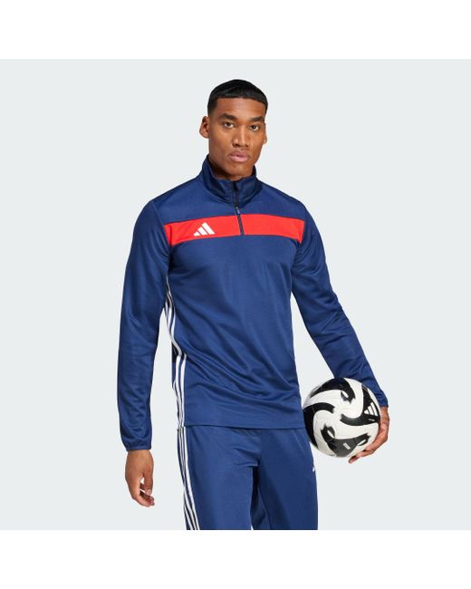 Adidas Blue Tiro 25 Essentials Training Top for men