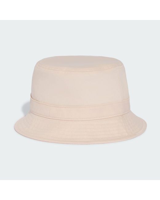 Adidas Natural Adicolor Trefoil Bucket Hat