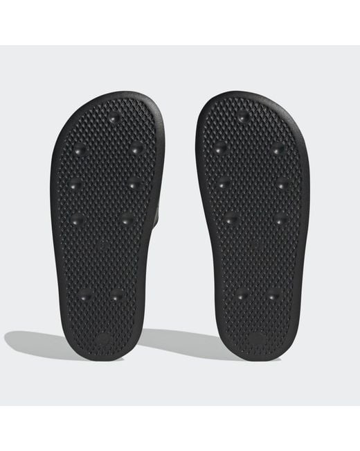 Adidas Black Adilette Lite Slide Sandals