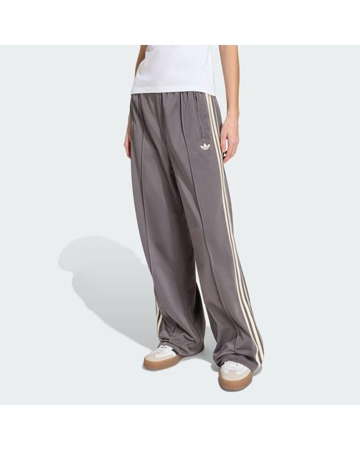 Adidas Gray Firebird Loose Track Trousers