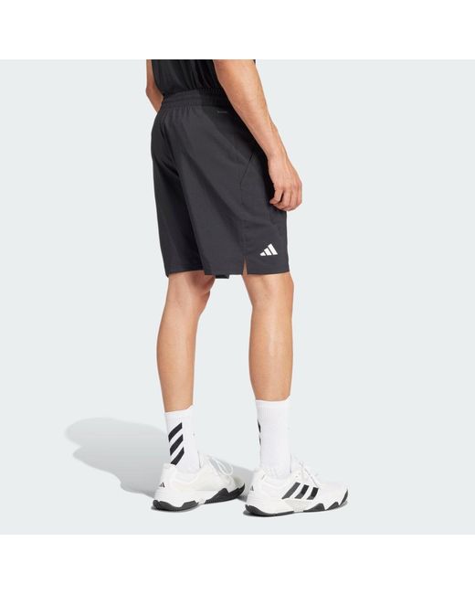 Adidas Blue Club Tennis Climacool 3-Stripes Shorts for men