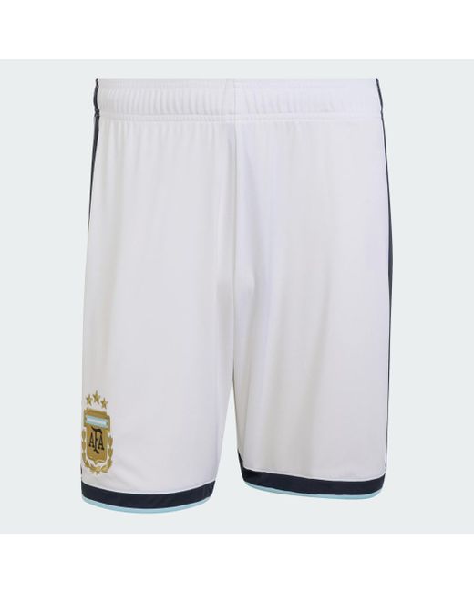 Adidas White Argentina 26 Home Shorts for men