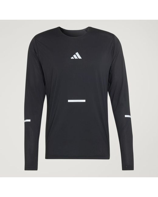 Adidas Black Adi365 Climacool+ Long Sleeve Shirt for men