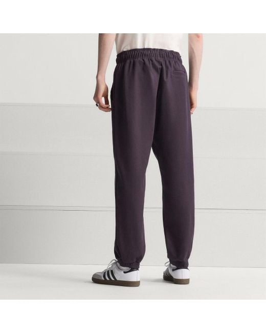Adidas Purple Fc Bayern Terrace Icons Drill Tracksuit Bottoms for men