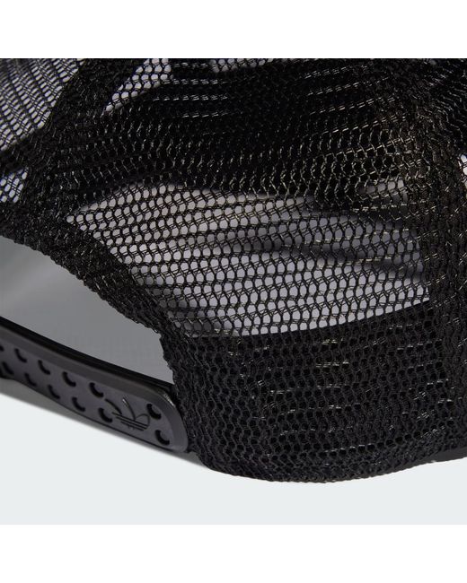 Adidas Black Trucker Cap