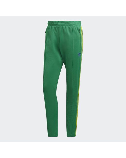 Track pants Beckenbauer di Adidas in Green da Uomo