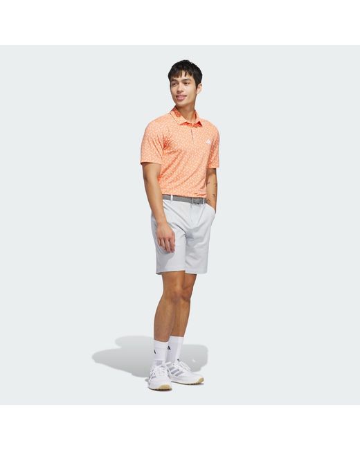 Adidas Multicolor Ultimate365 Mesh Print Climacool Polo Shirt for men