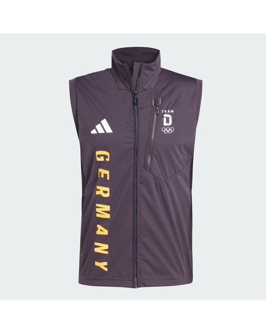 Adidas Purple Team D Xploric Crosscountry-Ski Softshell Vest for men