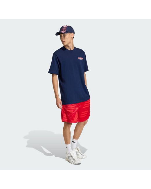 Adidas Blue Gfx T-Shirt for men