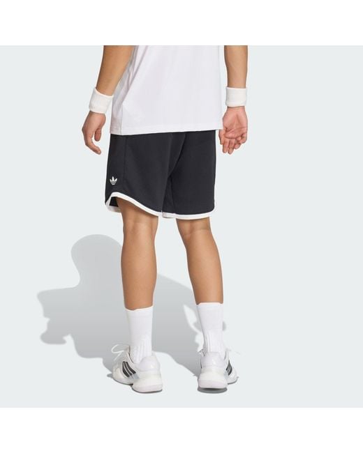 Adidas Black Tennis Classics Shorts for men
