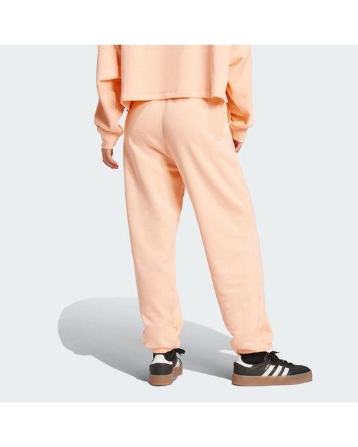 Adidas Orange Essentials French Terry Joggers