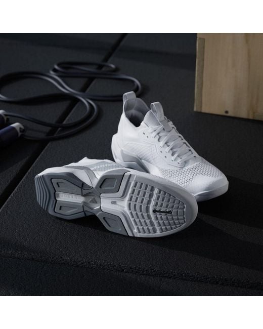 Adidas White Rapidmove Adv 2 Hiit Training Shoes for men