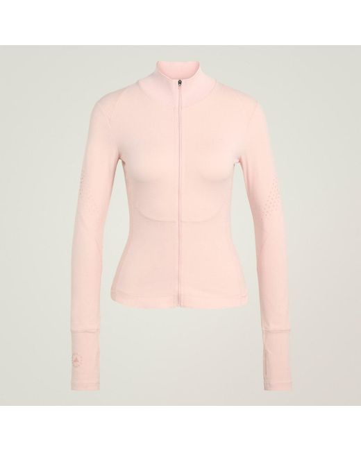 Adidas Pink By Stella Mccartney Training Midlayer Jacket