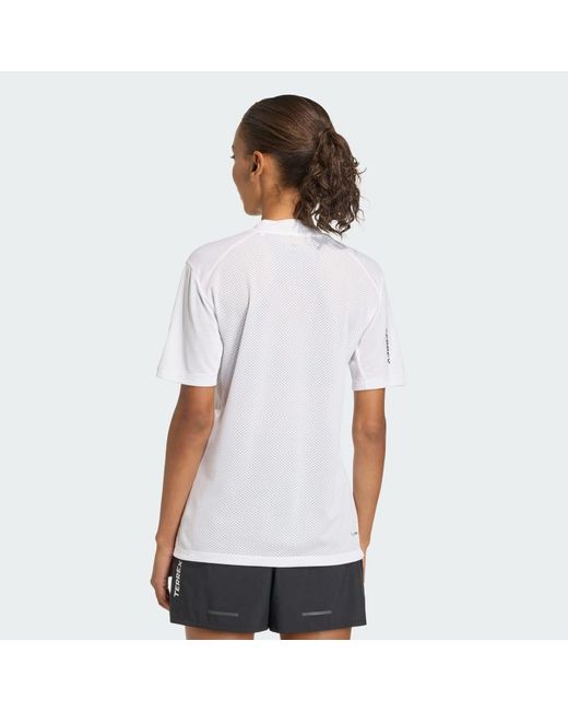 Adidas White Running Terrex Xperior Climacool+ T-Shirt Kd4857