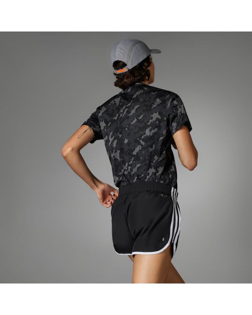 Adidas Gray Marathon 20 Running Shorts