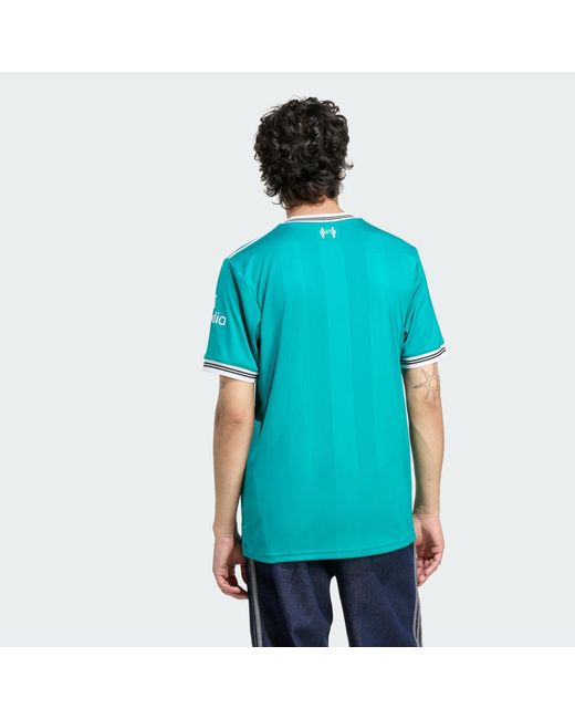 Adidas Blue Football Liverpool Fc 25/26 Third Jersey Jv6428 for men
