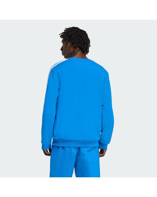 Adidas Blue Real Madrid Terrace Icons Sweatshirt for men