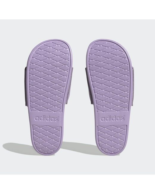 Adidas Purple Adilette Comfort Sandals