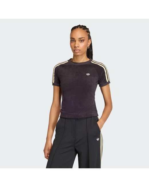 Adidas Black Terry Towel Cali T-Shirt