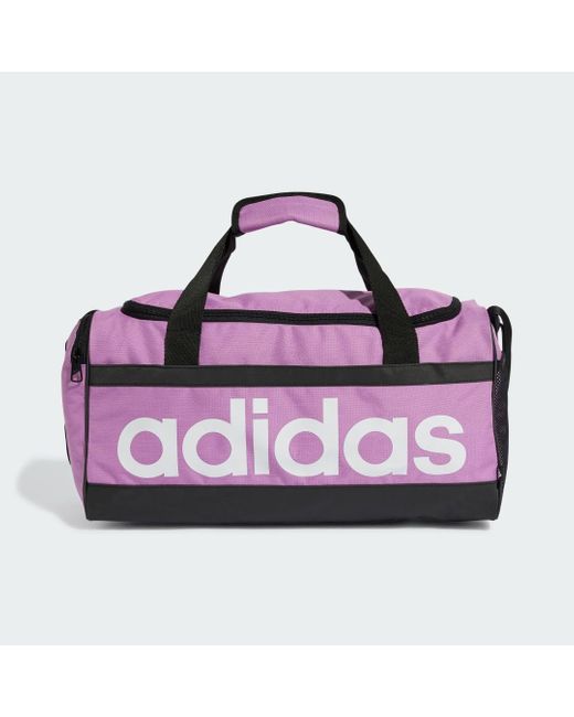 Adidas Purple Essentials Duffel Bag
