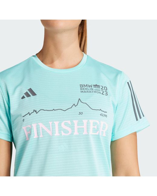 adidas Bmw Berlin-marathon 2023 Finisher Event T-shirt in Blue | Lyst UK