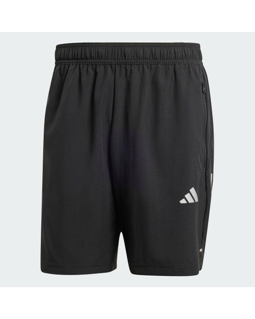 Short Da Allenamento Gym+ 3-Stripes Woven di Adidas Originals in Black da Uomo