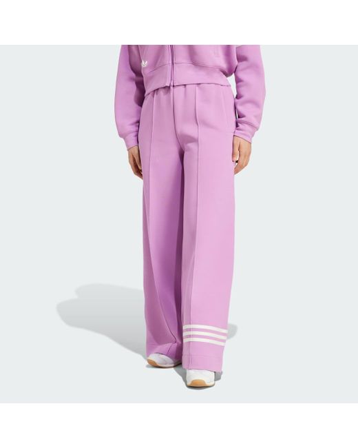Adidas Originals Purple Adicolor Neuclassics Track Tracksuit Bottoms