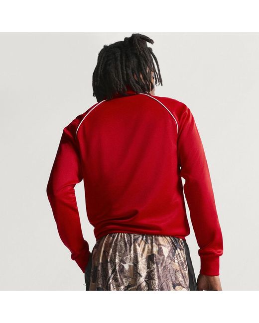 Adidas Red Sst Track Top for men