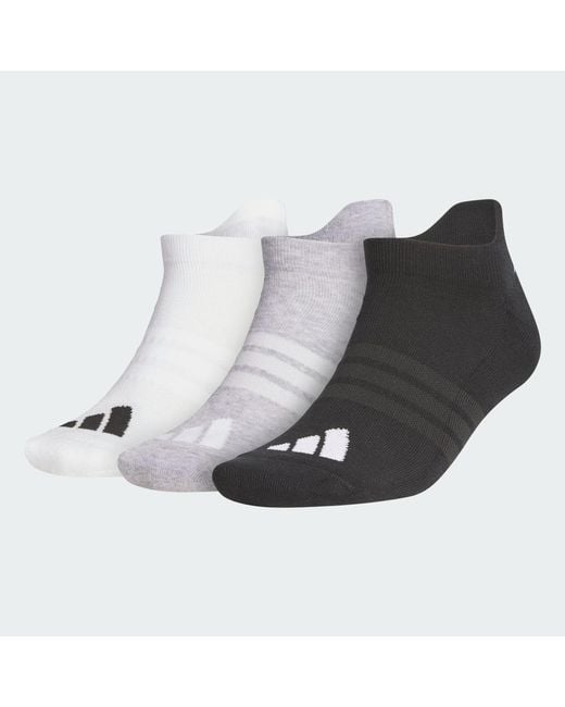 Adidas Metallic Performance 3 Pk Ankle Socks