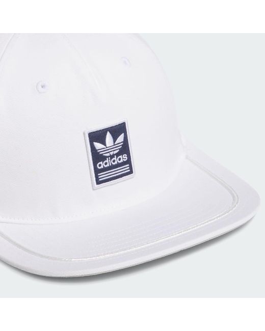 Adidas White Originals Patch Kappe