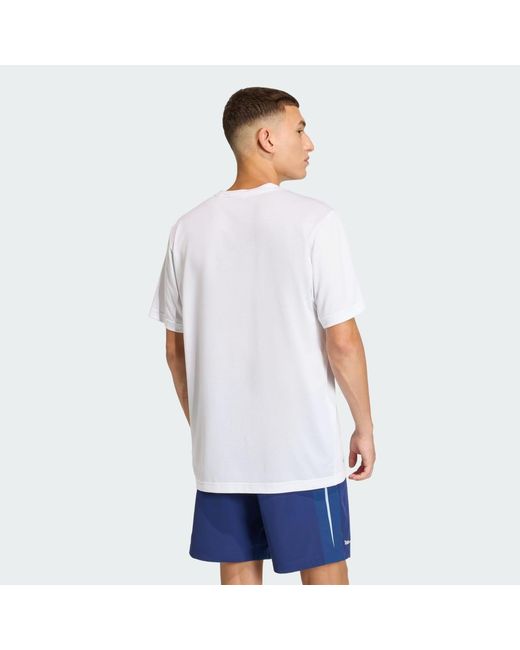 Adidas White Tech Apparel T-Shirt for men