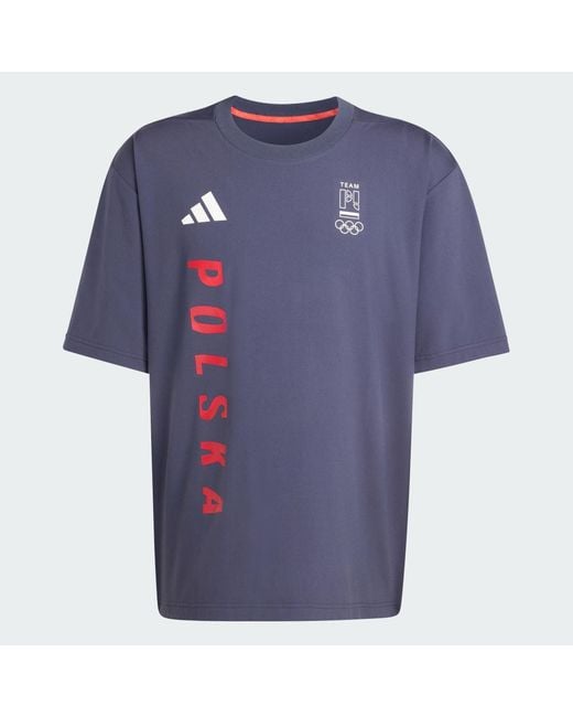 Adidas Blue Poc Z.N.E. T-Shirt for men
