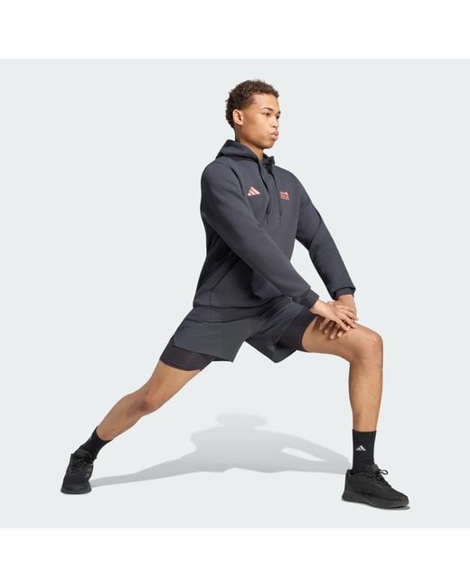 Adidas Blue Bmw Berlin Marathon 2026 Hoodie for men