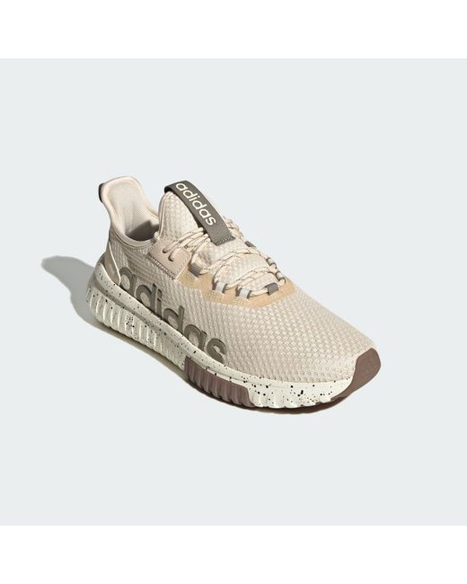 Adidas White Kaptir 4.0 Shoes for men