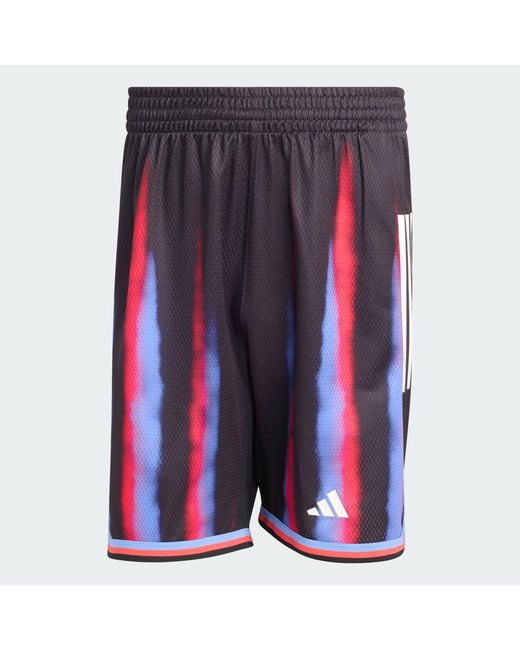 Adidas Red Paris Basketball Home Shorts for men