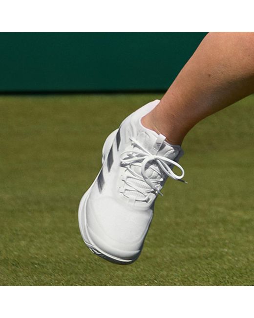 Adidas White Avacourt 2 Tennis Shoes