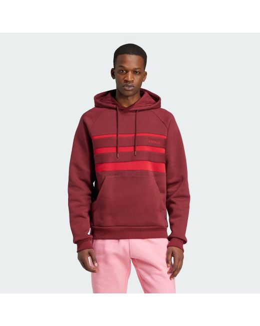 Red sweatpants and hoodie hotsell