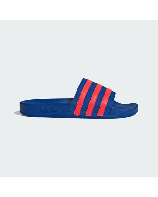 Adidas Blue Adilette Slides for men